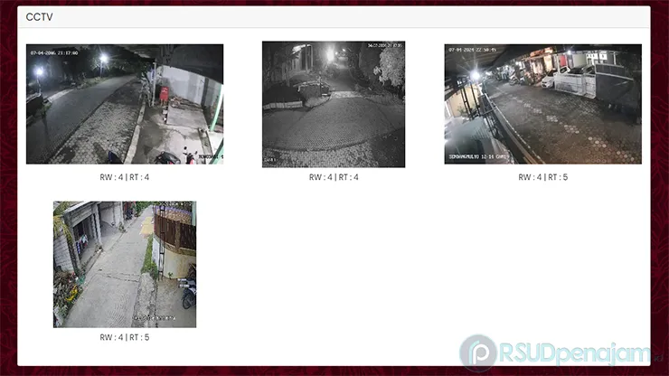 Melihat CCTV RT via PC